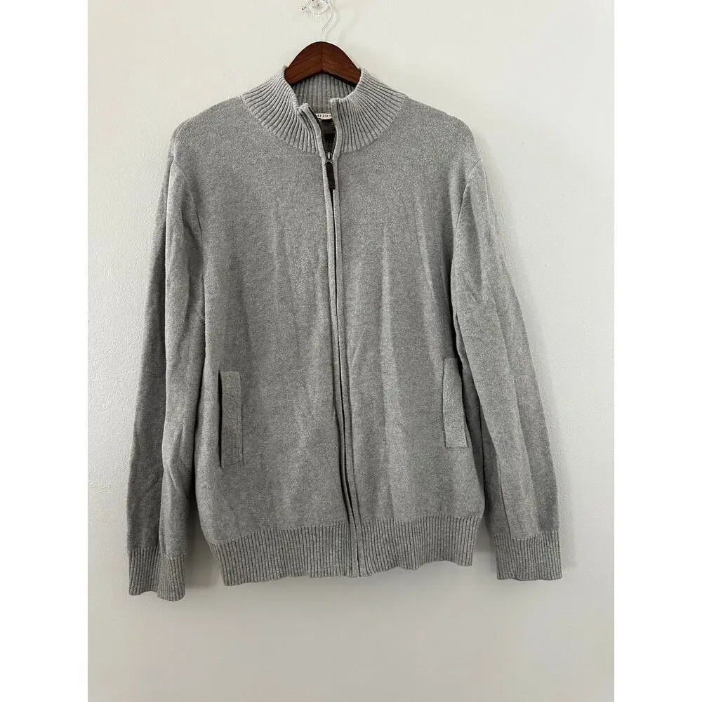 Merona Full Zip Men's Sweater sz XL